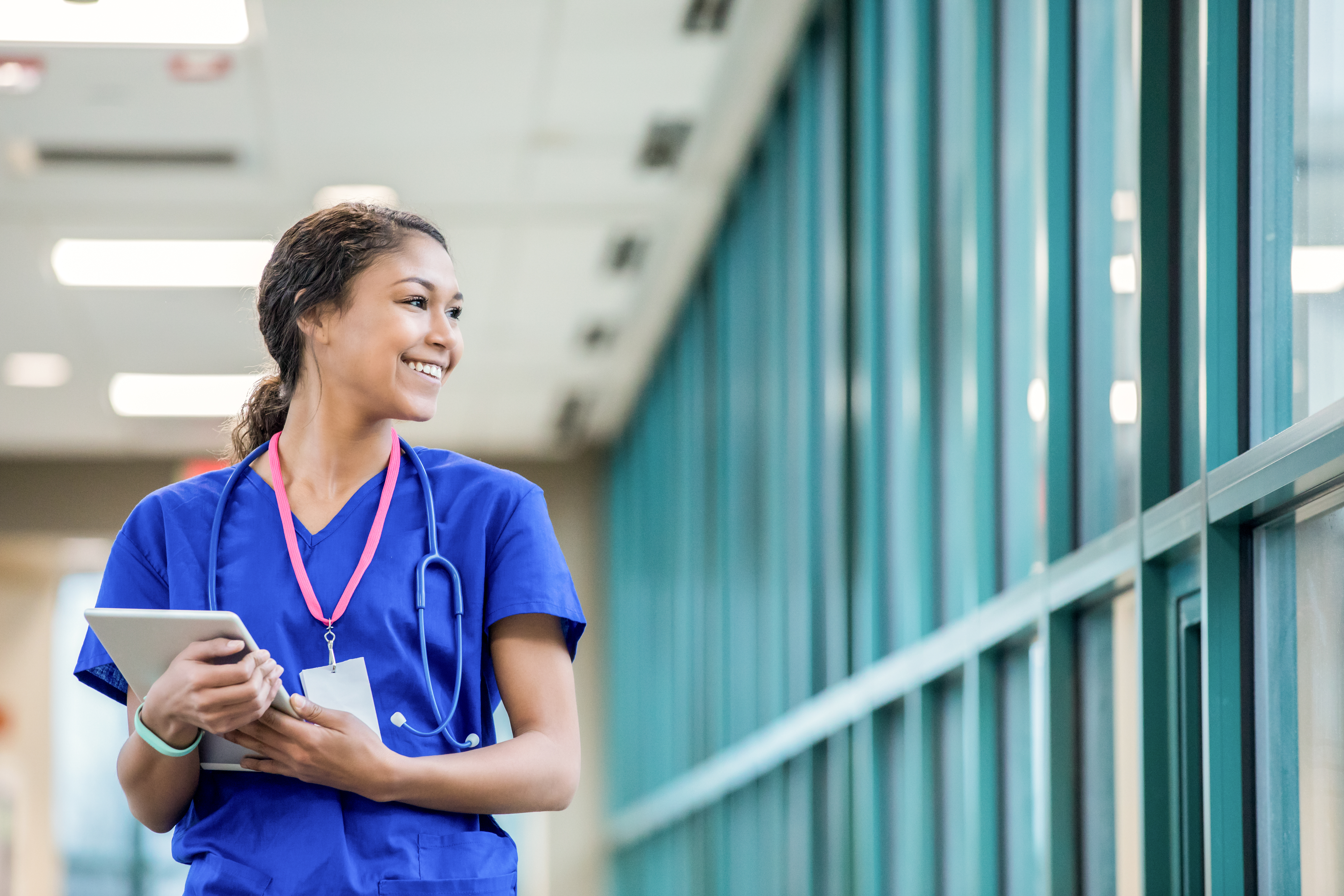Per diem nurse in scrubs Per diem nurse in scrubs