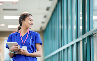 Per diem nurse in scrubs Per diem nurse in scrubs